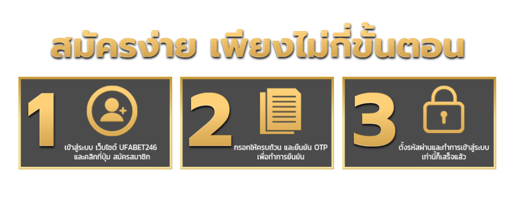 ขั้นตอนการสมัคร UFA246​